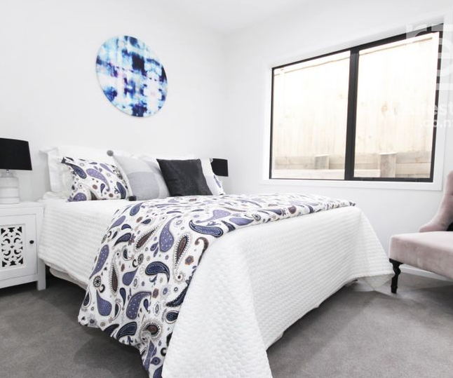 Fourth bedroom with garden outlook